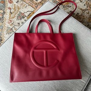 Like New Oxblood Red Telfar Tote, Large / Jumbo